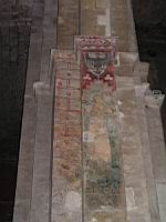 France, Drome, Saint Paul 3 Chateaux, Cathedrale, Peinture murale (5), Chevalier